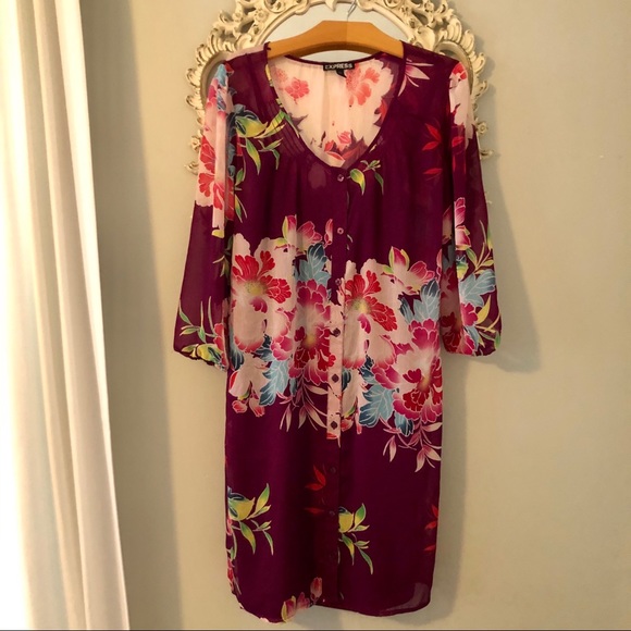 Express Button Up dress - Picture 3 of 4